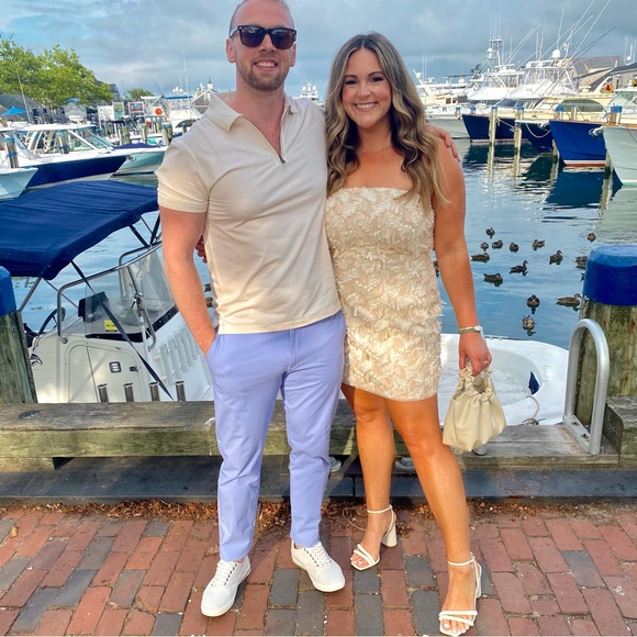 BCBGMAXAZRIA Strapless Paulette Dress - Picture 1 of 6